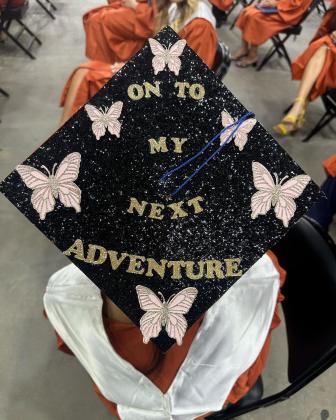 Harmony High grads show off their cap creativity. PHOTO/HARMONY HIGH SCHOOL