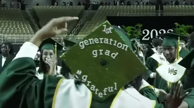 A powerful message from the Liberty Class of 2023. PHOTO/OSCEOLA COUNTY SCHOOL DISTRICT