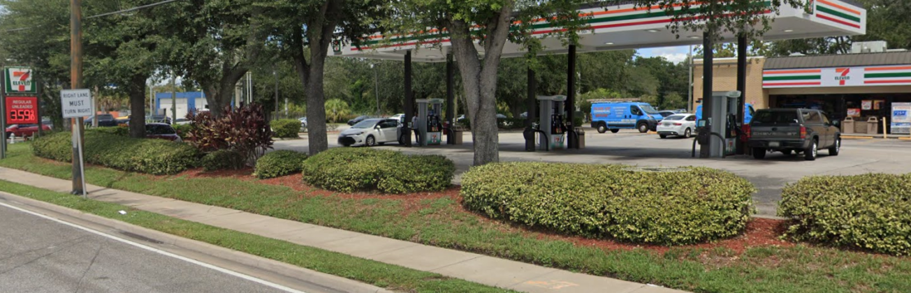 This 7-11 retail store at the corner of U.S. Highway 192 and Hoagland Boulevard in Kissimmee will receive a $2,000 for selling a $1 million-winning Florida Lottery scratch-off ticket. GOOGLE MAPS