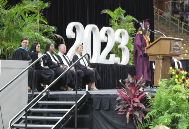 The ceremonies begin at St. Cloud High's graduation ceremony. PHOTO/KEN JACKSON