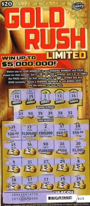 Mensny Oreste, 41, of Kissimmee, claimed a $5 million top prize from the Gold Rush Limited scratch-off game thanks to a ticket she bought in Sanford. PHOTO/FLORIDA LOTTERY