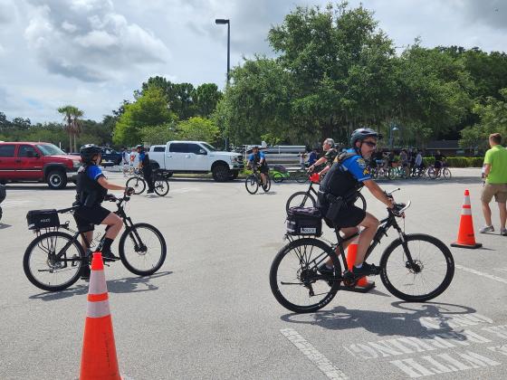St. Cloud Police Department's bike patrol helped keep everyone safe. Photos by Ken Jackson