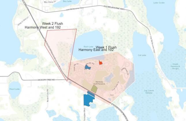 Toho Water Authority (Toho) will be conducting flushing activities starting on June 12 (Monday) in the Harmony and Harmony West communities.