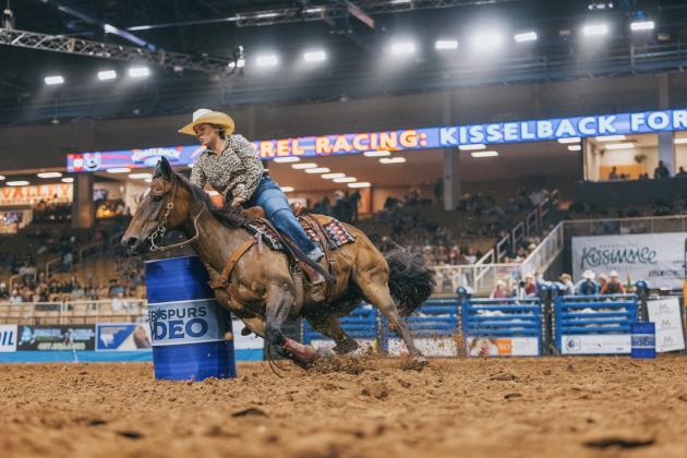 Eight barrel racers turned in times of 16.04 seconds or better at the 151st Silver Spurs Rodeo. PHOTO/SILVER SPURS RIDING CLUB