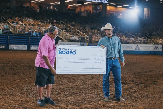 The Silver Spurs Riding Club presented the Boys &amp; Girls Club of St. Cloud (pictured) and Guardian Ad Litem of Osceola County with $3,000 at the 151st Silver Spurs Rodeo. PHOTO/SILVER SPURS RIDING CLUB