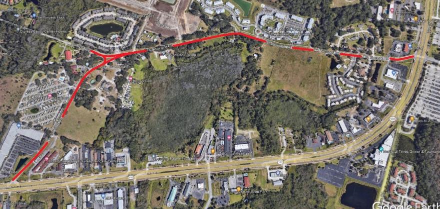 Old Vineland Road will be resurfaced this week. PHOTO/OSCEOLA COUNTY