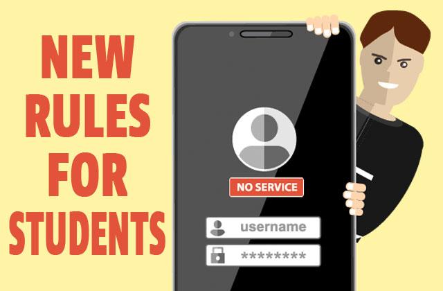 Students, put your cellphones (and earbuds) away during school times.