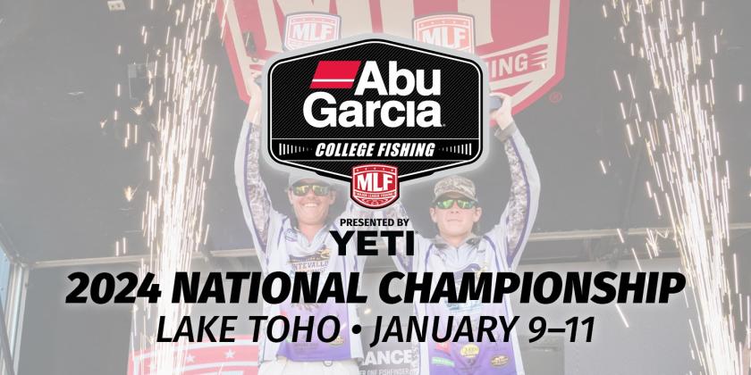 The national championship of college bass fishing, will take place on Lake Toho in Kissimmee, Jan. 9-11, 2024.
