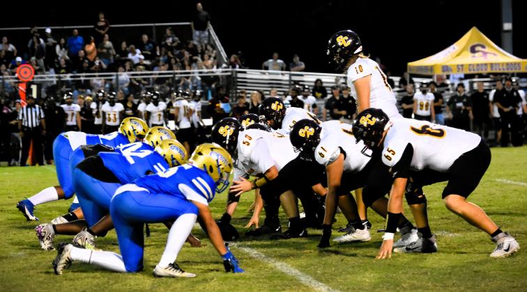 St. Cloud quarterback Logan King did what he could to keep the Bulldogs in Friday's game. PHOTO/KATIE WILLIAMS