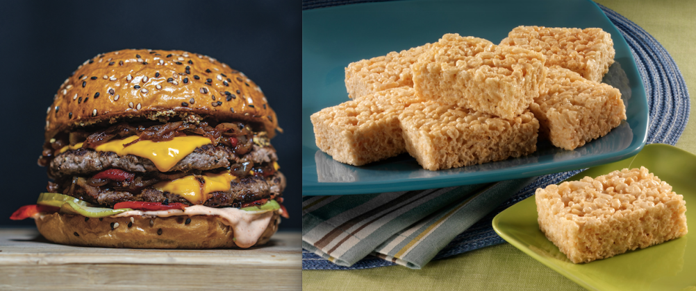 Monday, Sept. 18 is both National Cheeseburger Day and National Rice Krispies Treat Day. Enjoy! PHOTOS METRO AND KELLOGG'S