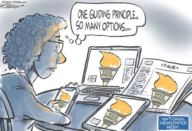 Although the format or device readers use to connect with their local newspaper might vary, it’s clear that newspapers are relied on as the source for local news.