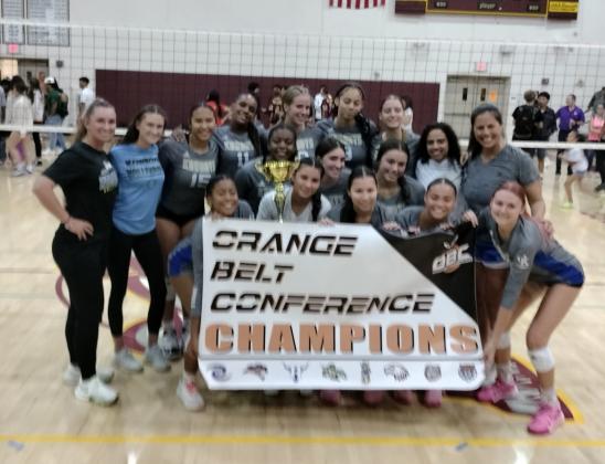 For the third time in four years, the Osceola volleyball team takes home the Orange Belt Conference volleyball tournament title. PHOTO/J. DANIEL PEARSON