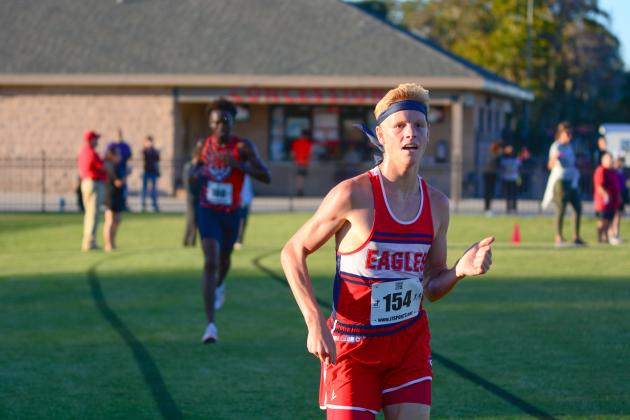 Poinciana’s Levi Lee was a surprise boys’ winner of the OBC cross country race after finishing in fifth last year. PHOTO/DONALD LAMB