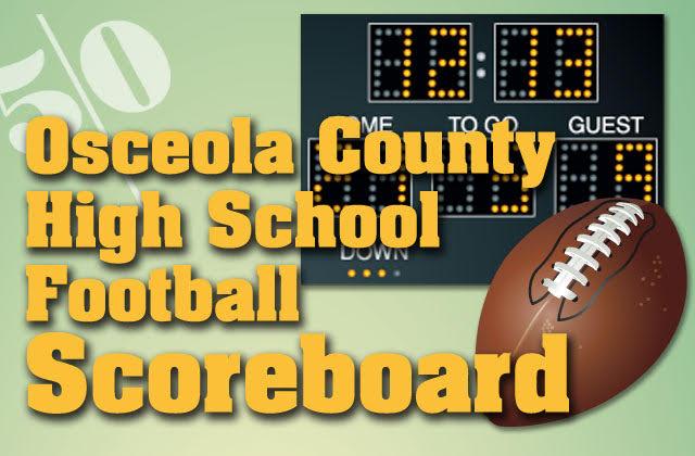 Week 10 Osceola football scoreboard; Week 11 schedule