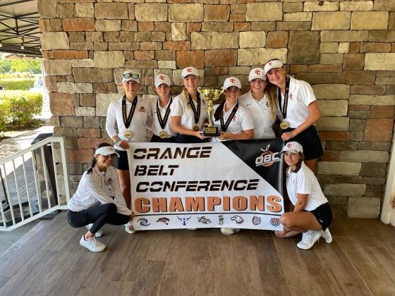 The OBC girls golf champions St. Cloud Lady Bulldogs. PHOTO/DAN PEARSON