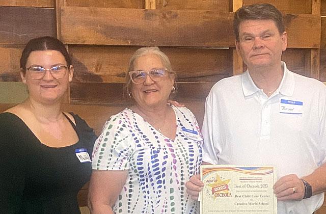 Creative World School won Best Child Care Center. Photo/Jamie Sousse