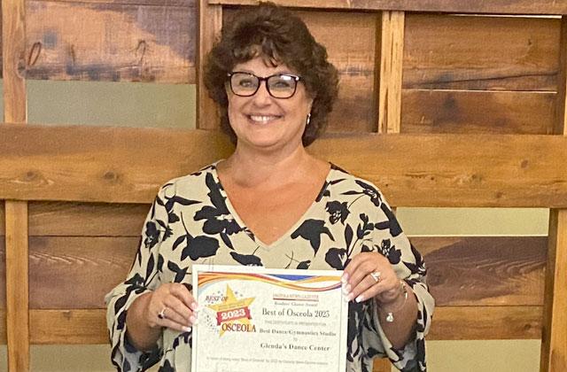 Glenda"s Dance Center won Best Dance/Gymnastics Studio