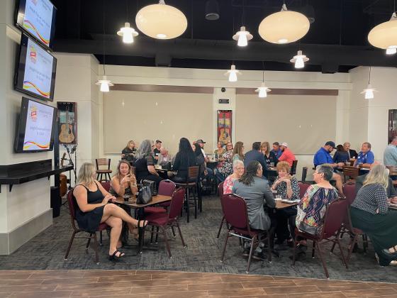 Guests enjoying the evening. Photo/Toni Rowan