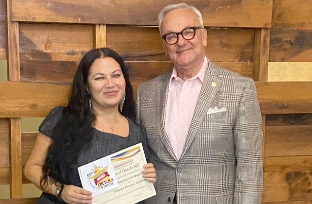 Osceola Memory Gardens won Best Funeral Home. Photo/Jamie Sousse