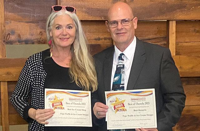 Pops Waffle &amp; Ice Cream Shoppe won Best Desserts and Best Ice Cream Shop. Photo/Jamie Sousse