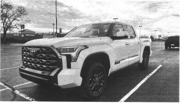 FHP has confirmed car parts located on scene come back to a 2023 or 2024 Toyota Tundra Platinum Edition white pickup truck. PHOTO/FHP
