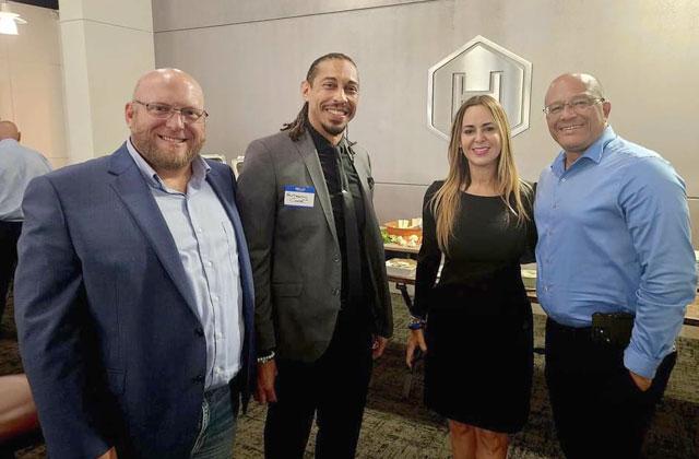 Guests enjoyed catching up with others. Photo provided by John Kalish