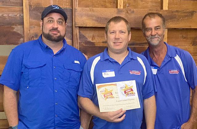 Logan Carpet Cleaning won for Best Carpet Cleaning Company. Photo/Jamie Sousse