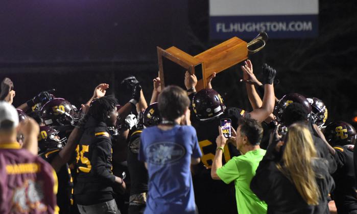 The St. Cloud Bulldogs win the Brass Bugle for the 10th time since the series started in 2005. PHOTO/KATIE WILLIAMS