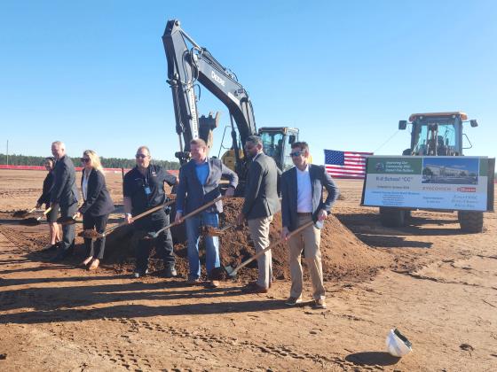The Osceola County School District and Tavistock, developers of Sunbridge, broke ground on the K-8 school there in February 2023. FILE PHOTO