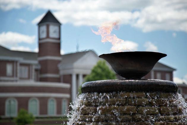 Lee University Eternal Flame. PHOTO/LEE UNIVERSITY