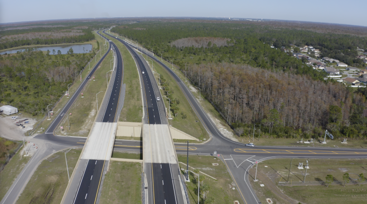 An added bridge at Marigola Avenue creates a full diamond interchange with Poinciana Parkway. PHOTO/CFX