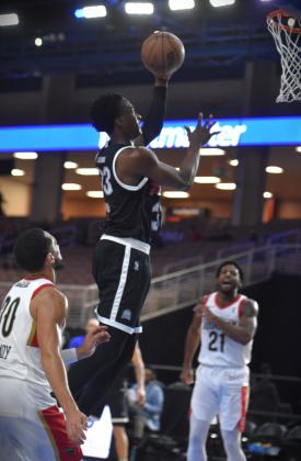 Miye Oni has been a contributor for the Osceola Magic for the entire season. He and the team return to the Silver Spurs Arena on Thursday to play the Westchester Knicks. PHOTO/KATIE WILLIAMS