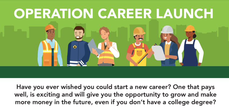 Operation Career Launch grant-funded job training — Feb. 12-March 6