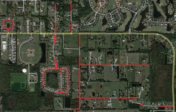 Streets set for resurfacing off Fortune Road. MAP/OSCEOLA COUNTY