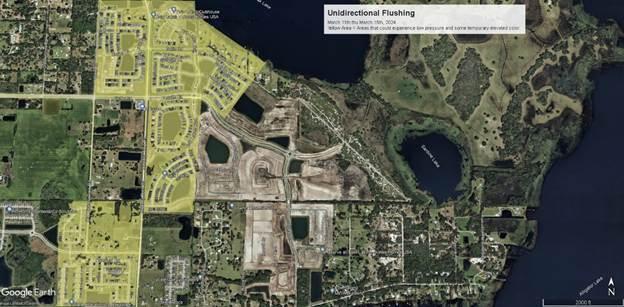 If you live or work in the area of Hickory Tree Road and Nolte Road, keep in mind that crews contracted with Toho Water Authority will be flushing water lines next week. PHOTO/TOHO WATER