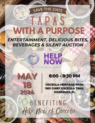 Help Now of Osceola 'Tapas with a Purpose' — May 18