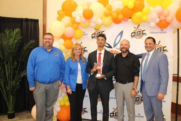 OBC Boys Scholar Athlete of the Year, Noah Fermin of Celebration High School. PHOTO/KEN JACKSON