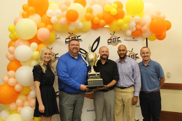 Celebration High School earned the AdventHealth Community Service Award for the second straight year. PHOTO/KEN JACKSON