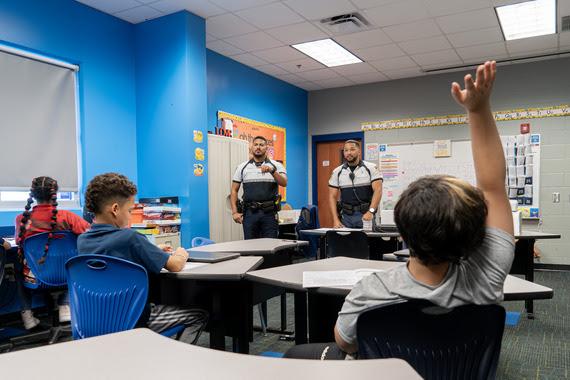 The Kissimmee Police Department and the Boys & Girls Club Tupperware Brands Branch teamed up and recently completed an anti-drug, anti-violence  message to local youth. PHOTO/CITY OF KISSIMMEE