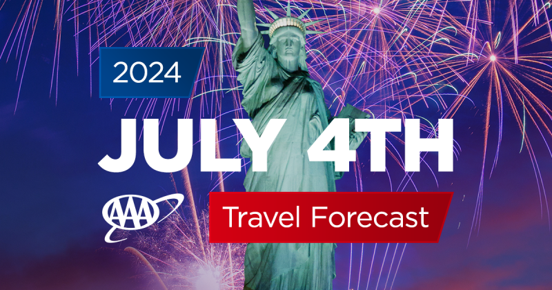 A record number of Floridians are expected to travel this 4th of July holiday -- despite gas prices that are edging up. GRAPHIC/AAA