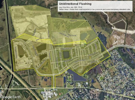 Live near Cross Prairie Parkway in Tohoqua? Keep an eye on your water this week. MAP/TOHO WATER