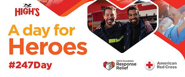 The sixth annual 24/7 Day recognizes and gives back to first responders, police, fire, EMTs, doctors, nurses, health practitioners, medical personnel, 9-1-1 professionals and Red Cross volunteers all of whom work around the clock to ensure people don’t face emergencies alone.  GRAPHIC/NACS