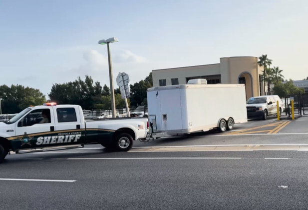A unit from the Osceola County Sheriff's Office joined the KUA crew in the hardest-hit areas, leaving Friday morning to head to Levy County to render support and assistance in that hard-hit area. OSCEOLA COUNTY SHERIFF'S OFFICE
