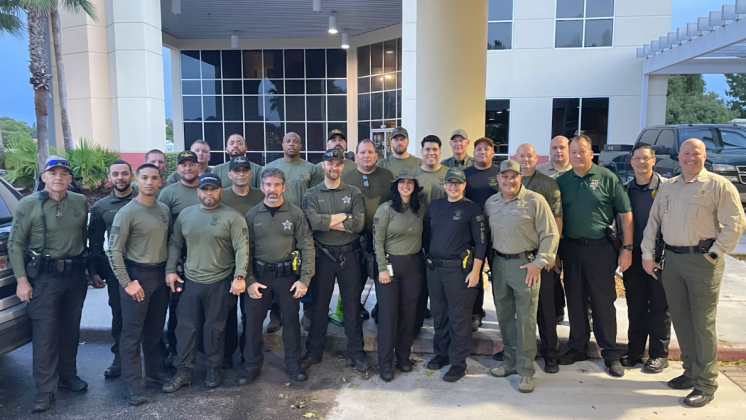 A unit from the Osceola County Sheriff's Office joined the KUA crew in the hardest-hit areas, leaving Friday morning to head to Levy County to render support and assistance in that hard-hit area. OSCEOLA COUNTY SHERIFF'S OFFICE