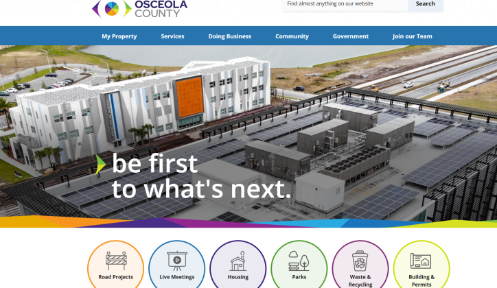 Osceola County unveiled a new Osceola.org website Thursday.
