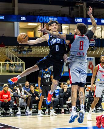 Osceola Magic guard Mac McClung, now a two-way player in the Orlando system, has worked his way from his small Virginia hometown to the cusp of the NBA. PHOTO/TAYLOR MCFEE