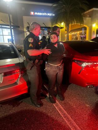Monday night, Sheriff's deputies arrested Brianna Alvelo, 22, for her role in Sunday night stabbing at an East U.S. 192 hotel. PHOTO/OSCEOLA COUNTY SHERIFF'S OFFICE