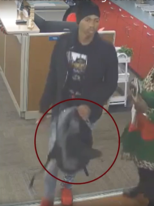 Poinciana High surveillance cameras showed Kori McBride leaving campus with his backpack, which police say held a gun. PHOTO/OSCEOLA COUNTY SHERIFF'S OFFICE
