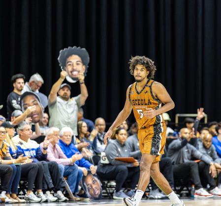 They really like him: Ethan Thompson, who led the Ranchers with 23 points, had a fan following Thursday. PHOTO/TAYLOR MCFEE