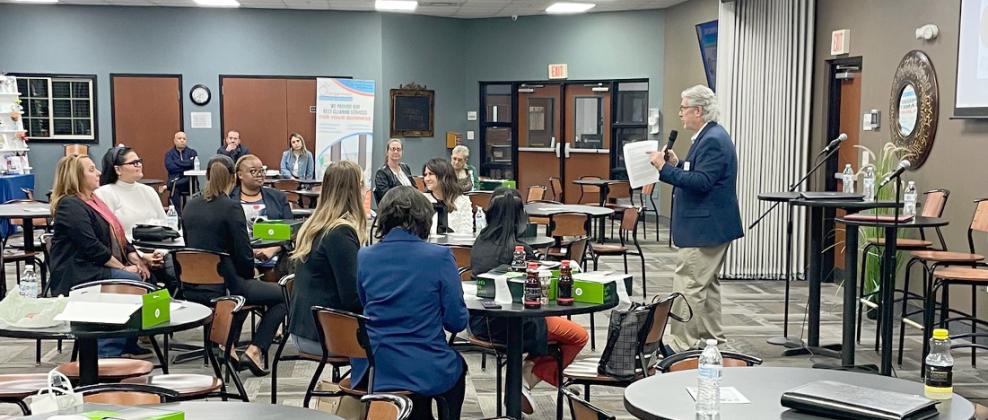 The St. Cloud Chamber of Commerce and Osceola News-Gazette partner each year to bring awareness to the topic of human trafficking. PHOTO/TONI ROWAN
